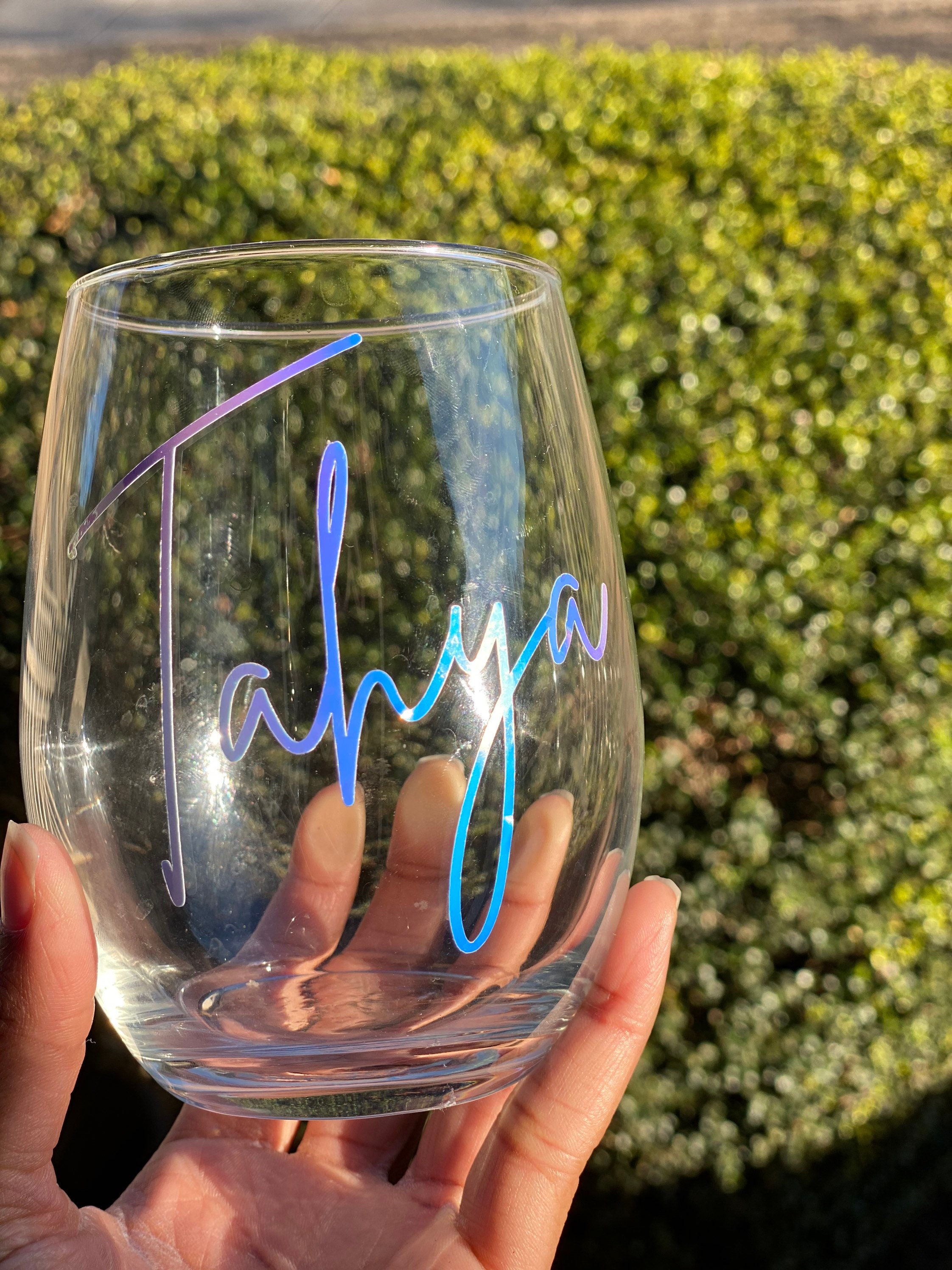 Holographic Wine Tumbler (4 Pack)