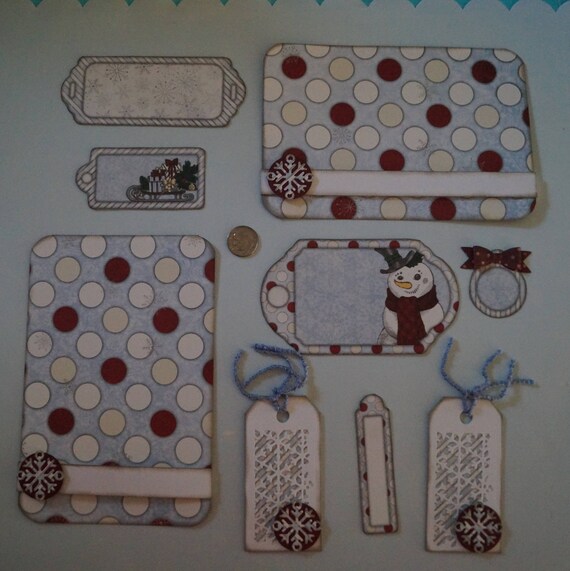 Items similar to Scrapbook page embellishment kit on Etsy