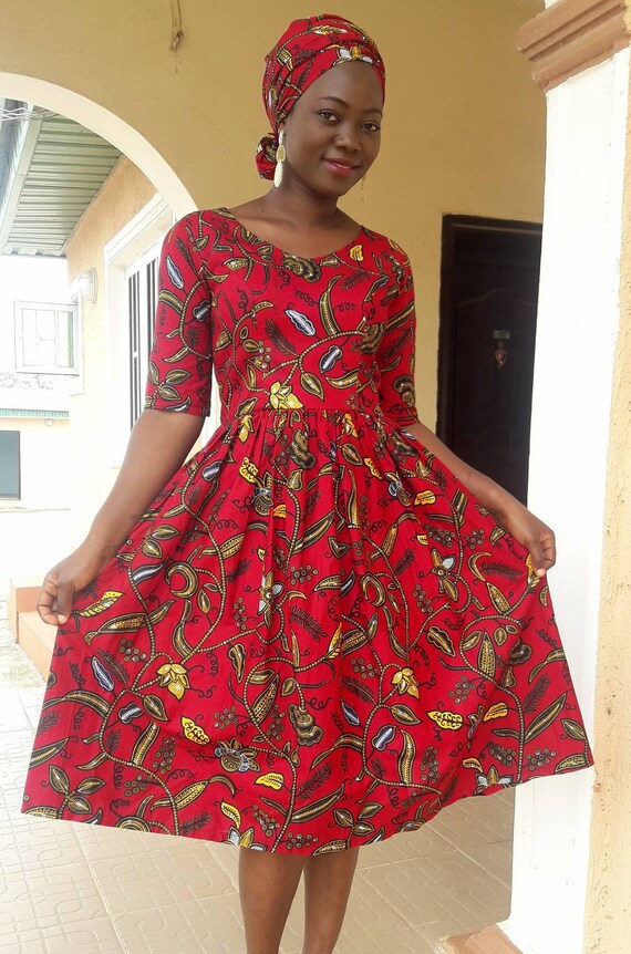 skater ankara dresses