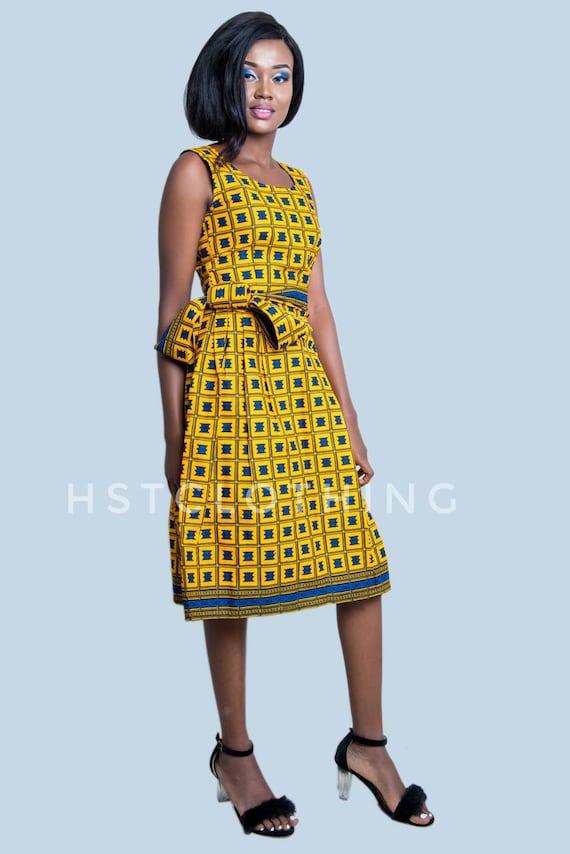 knee length dresses for ladies Ada Dréss – Cynthia Abila Store main image 0