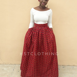 Anny Ankara maxi skirt,African maxi skirt, Ankara print skirt, maxi skirt,African print skirt, African fabric, women clothing,Maxi skirt,