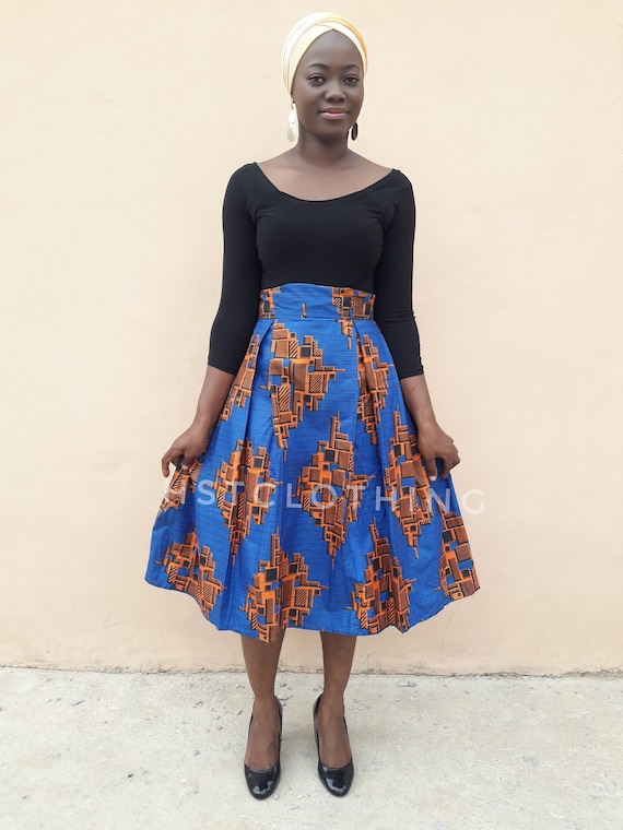 Ankara skater skirt sales
