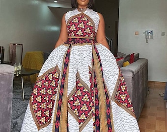maxi ankara gown