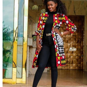 Afrikaanse print Ifu jas ankara jas Afrikaanse print jas Afrikaanse print Ifu jas ankara jas Afrikaanse print jas
