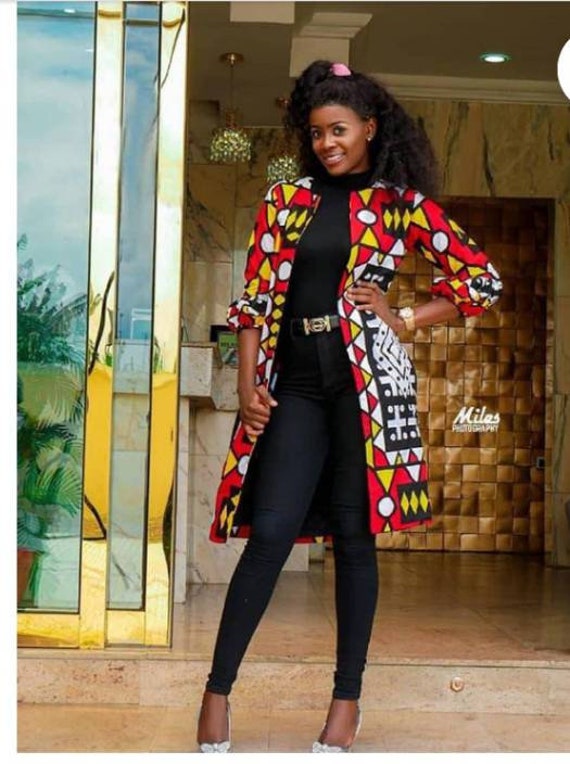 ankara kimono jacket