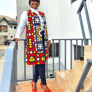 Ankara jacket/African jacket/African kimono/ African print jacket/ kimono jacket/ African jacket for women