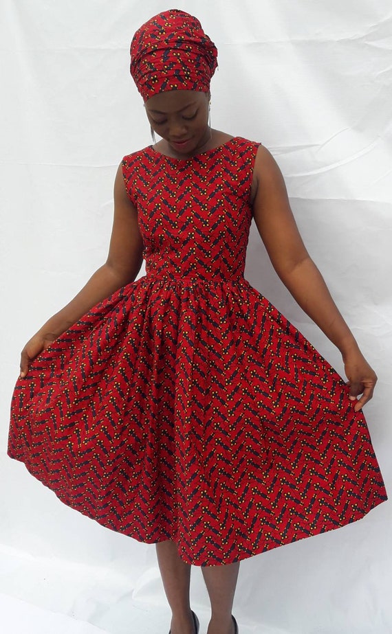 Kitenge skater dresses hot sale