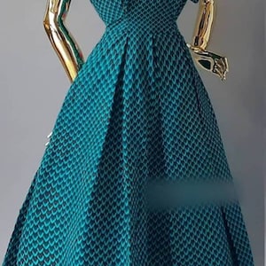 Beautiful African print dress,Ankara women clothing,African midi dress, African print dress for women,African clothing.