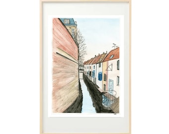 Amiens poster - art reproduction (art print)