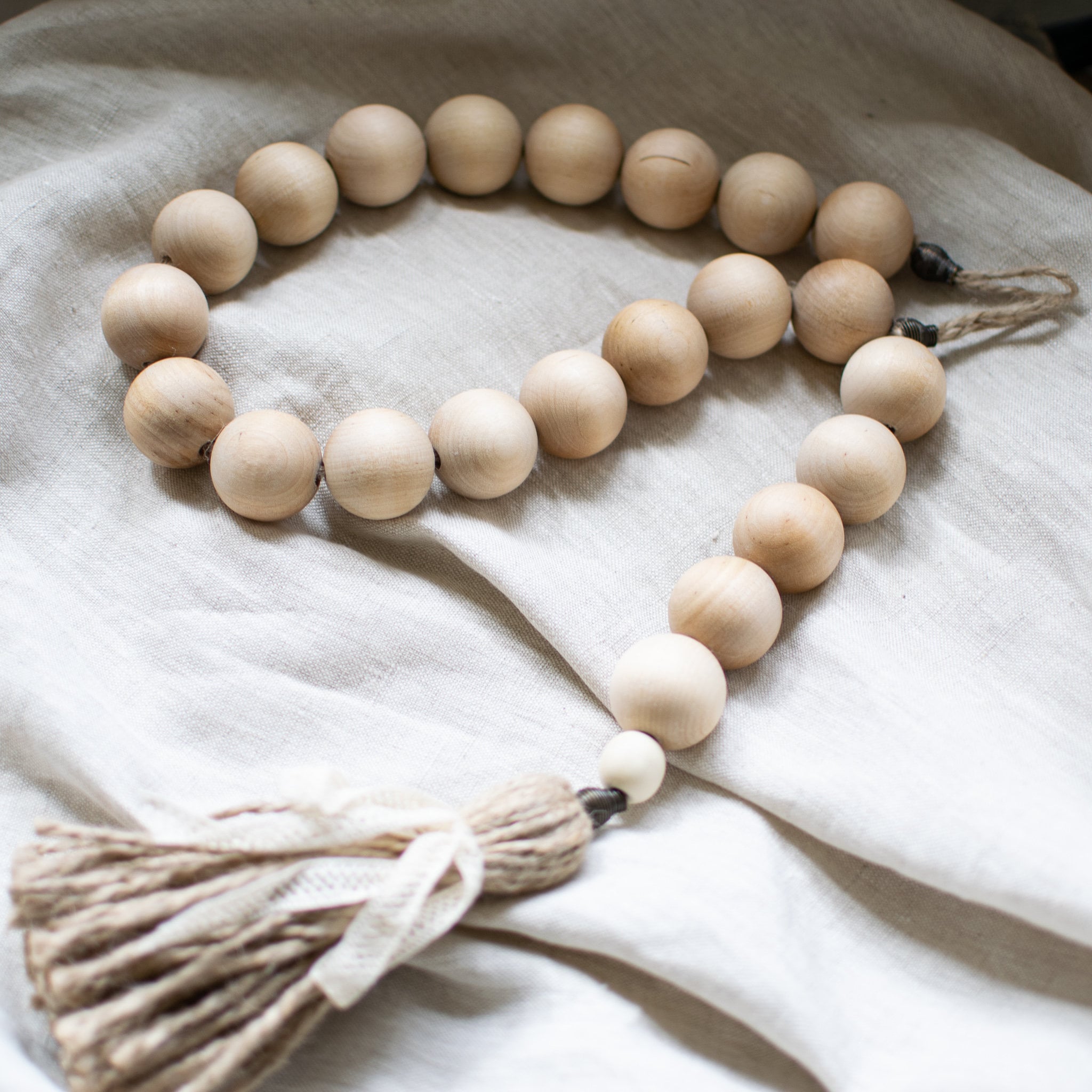 Corbata de cortina boho con cuentas de granja guirnalda de | Etsy