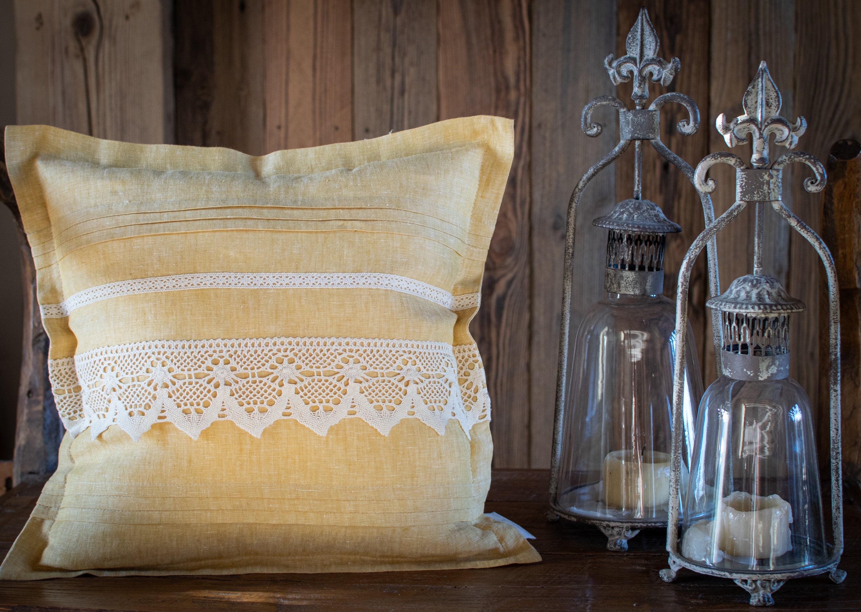 mustard pillow cases