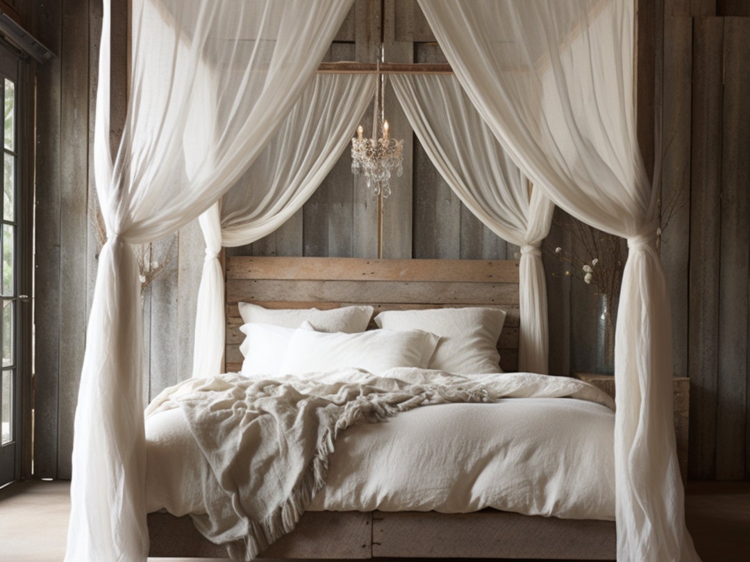 Aesthetic canopy bed discount