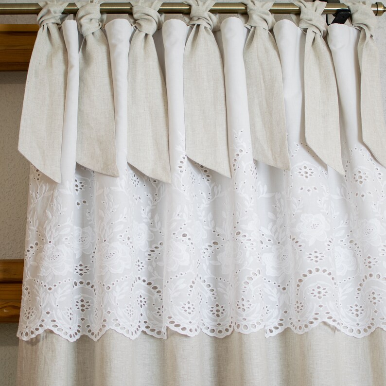 Faszinierend Shabby Chic Franzsische Gardinen Landhaus Bild