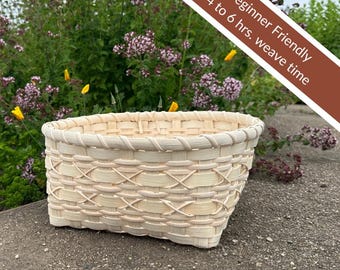 Cross-Stitch Napkin Basket Weaving Kit