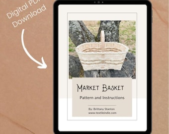 Market Basket  - Basket Weaving Pattern (PDF)