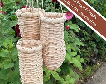 Hanging Flower Vase Basket Weaving Kit
