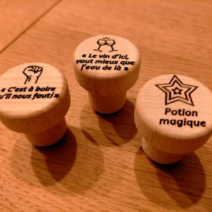 Wine cork - Spirits - Cork wood - Saying