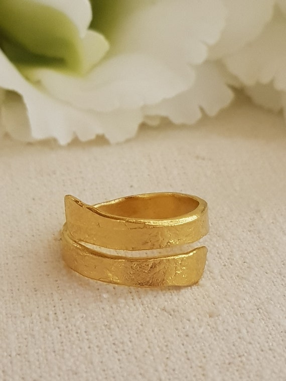 Buy Five Wire Spinner Ring-22k Gold Plated Spinner Ring-men & Women  Spinner-handmade Gold Spinner Ring Thumb Ring Band-anniversary Gift Spinner  Online in India - Etsy