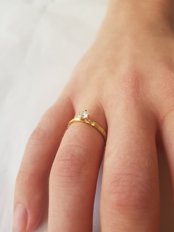 Half carat ring on finger clearance