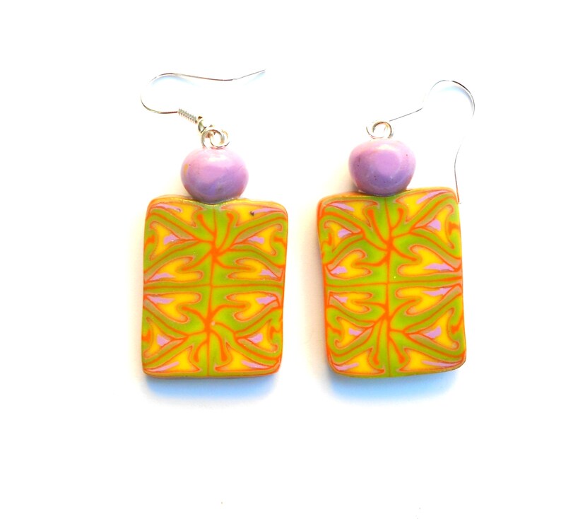 Novelty polymer clay summer earrings Etsy