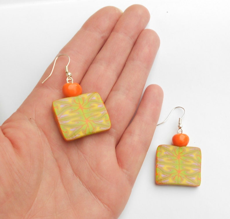 Novelty polymer clay summer earrings Etsy