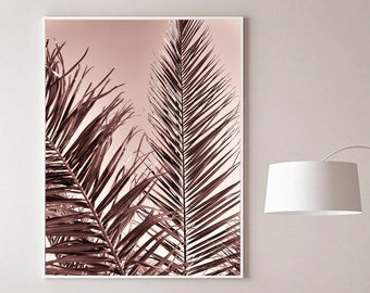 Palm Leaf Print, Palm Tree Wall Art, Tropical Decor, Palm Leaves Print, Beach Decor, Botanical Print, Tropical Leaves Print, Palm Printable