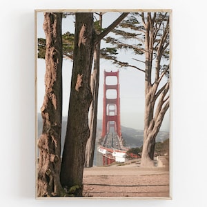 San Francisco Print, San Francisco Wall Art, Golden Gate Bridge Print, San Francisco California Print, Travel Art Print, California Art