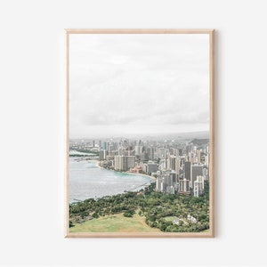 Hawaii Print, Hawaii Wall Art, Beach Print, Honolulu Print, Honolulu Wall Art, Hawaii Poster,Coastal Wall Art, Maui Poster Print, Hawaii Art