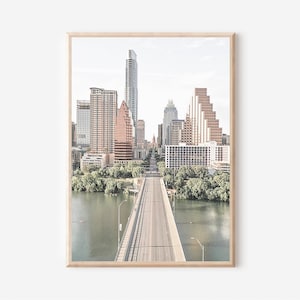 Austin Print, Austin Wall Art, United States, Texas Print, Austin City Print, North America, Austin Poster, Austin Texas Wall Art, Texas Art
