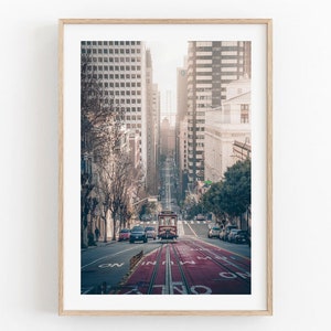 San Francisco Print, Kalifornien Wandkunst, Urban Kunstdruck, Reise Wandkunst, San Francisco Poster, Kalifornien Kunst, San Francisco Street Poster