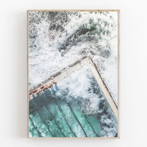 Bondi Beach Print, Bondi Icebergs Print, Australia Beach Print,Bondi Icebergs Swimming Pool,Australia Ocean Art,Sydney Print,Australia Print
