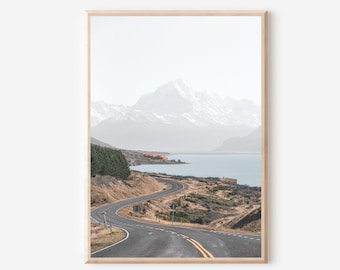 New Zealand Print, New Zealand Wall Art, Wanaka Print, NZ Print, New Zealand Travel, New Zealand Poster, New Zealand Decor, New Zealand Art