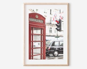 London Art Print, London Wall Art, London Cityscape Wall Decor, England Wall Art, London City Print, UK United Kingdom, London Poster