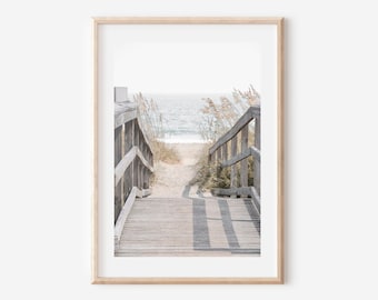 Beach Path Print, Sand Dunes, Coastal Wall Art (Digital Download)