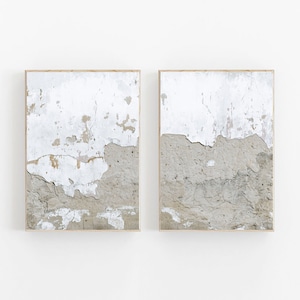 Beige And Grey Abstract Set of 2, Beige And Grey Textured Wall Art, Textured Art Set of 2, Abstract Print, Modern Poster Set, Printable Art