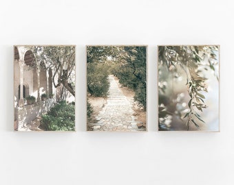 Italy Print Set of 3, Italy City Print, Travel Wall Decor, Sicily Italy Print, Mediterranean Wall Art, Italy Gallery Wall, Tuscany Print