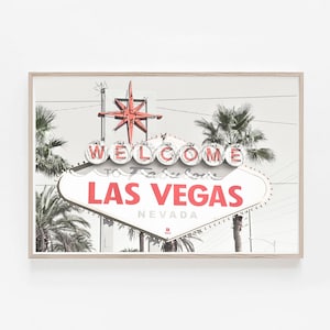 Las Vegas Print, Las Vegas Wall Art, Welcome to Las Vegas Art Sign, Las Vegas Posters, Las Vegas Travel Print, Nevada Art Print, Retro Sign