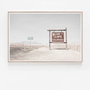 Colorado Print, Colorado Wall Art, Welcome to Colorado Print, Colorful Colorado Printable Art, Colorado Nature Print, Colorado Poster