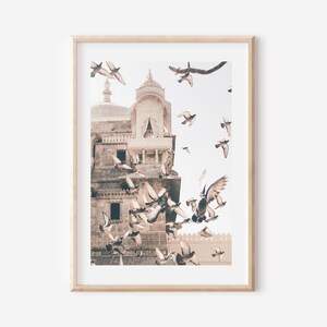 India Wall Art Print Set, Taj Mahal, River Ganges (Digital Download) image 6