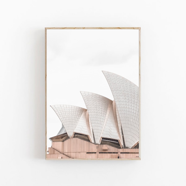 Sydney Print, Australia Wall Art, Sydney Opera House Print, Australia Poster, Minimalist Travel Poster, Sydney Poster, PRINTABLE Wall Art