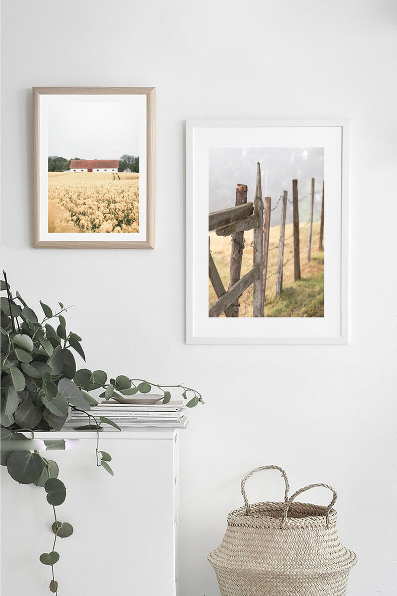 Farmhouse Print Set of 3 Rustic Wall Decor Nature Wall - Etsy