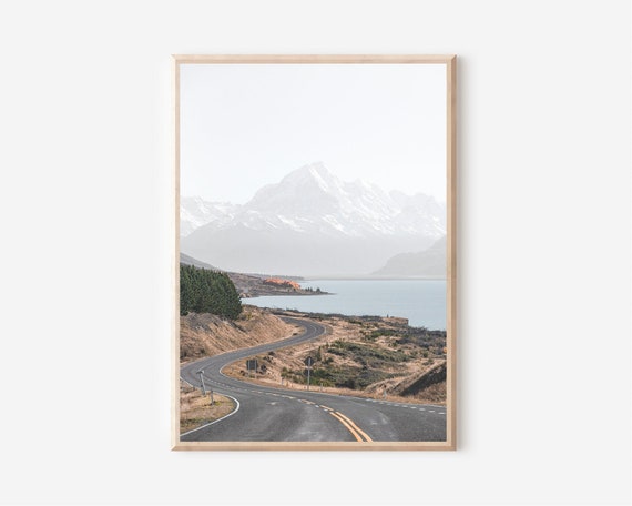 New Zealand Print, New Zealand Wall Art, Wanaka Print, NZ Print, New Zealand Travel, New Zealand Poster, New Zealand Decor, New Zealand Art