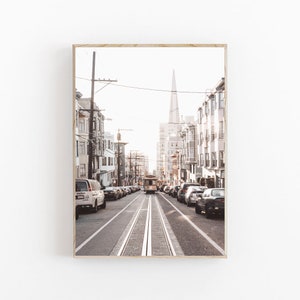 San Francisco Print, Kalifornien Wandkunst, Urban Kunstdruck, Reise Wandkunst, San Francisco Poster, Kalifornien Kunst, San Francisco Street Poster