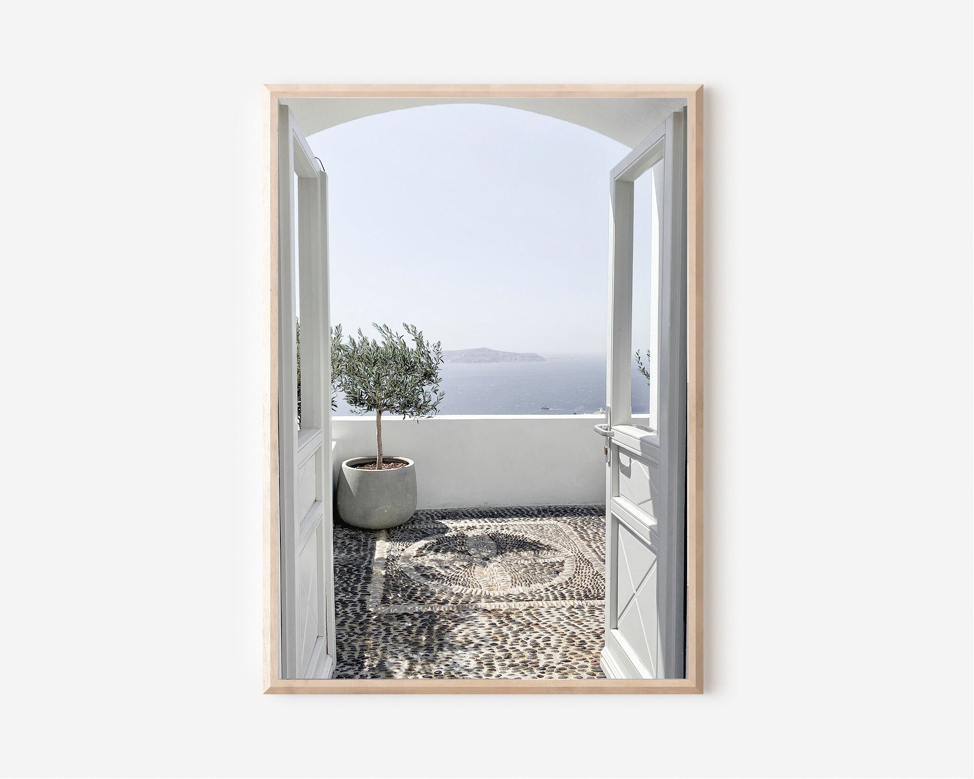 Greece Print, Santorini Print, Greece Wall Art, Mediterranean Wall Art, Coastal Wall Art, Greek Island Print, Printable Wall Art, Greek Art
