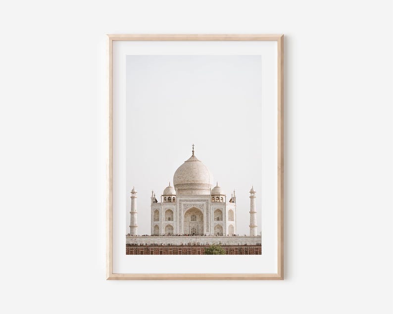 India Wall Art Print Set, Taj Mahal, River Ganges (Digital Download) image 7