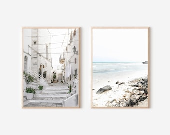 Italy Print Set: Mediterranean Coastal Art (Digital Download)