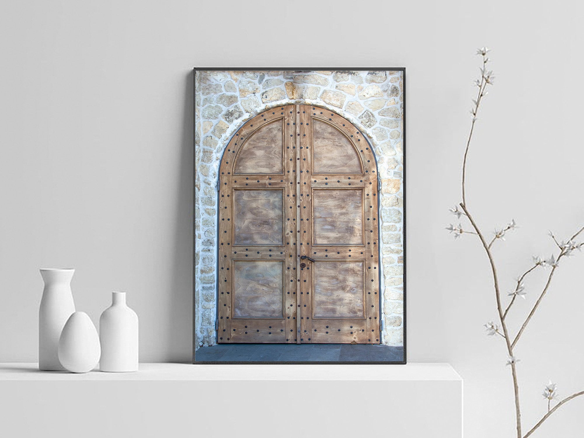 Old Wooden Door Print, Vintage Door, Rustic Wooden Door, Antique