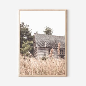 Barn Print, Farmhouse Poster, Rustic Wall Decor, Nature Wall Decor ...