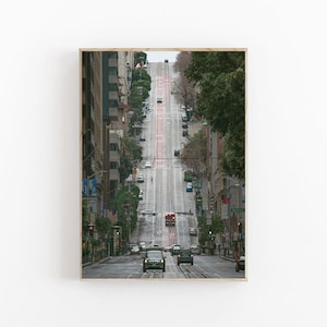 San Francisco Print, Kalifornien Wandkunst, Urban Kunstdruck, Reise Wandkunst, San Francisco Poster, Kalifornien Kunst, San Francisco Street Poster