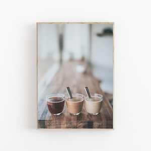 Arte de parede de café, arte de cafeteria, pôster de café, placa de cafeteria, decoração de cozinha moderna, impressão de café, pôster de bebida, decoração de parede de placa de café